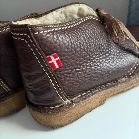 Brown Leather Ankle Boots - Picture 3 of 11